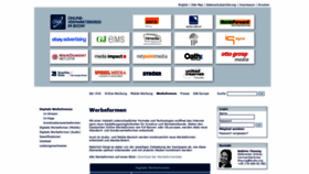 What Werbeformen.de website looked like in 2020 (3 years ago)