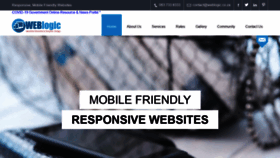 What Weblogic.co.za website looked like in 2020 (3 years ago)