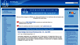What Whsale.com website looked like in 2020 (3 years ago)