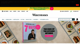 What Waterstones.com website looked like in 2020 (3 years ago)