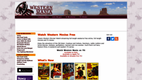 What Westernmania.com website looked like in 2020 (3 years ago)