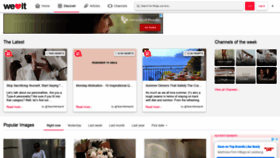 What Weheartit.com website looked like in 2020 (3 years ago)