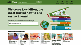 What Wikihow.com website looked like in 2020 (3 years ago)