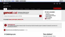 What Web.gencat.cat website looked like in 2020 (3 years ago)