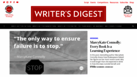 What Writersdigest.com website looked like in 2020 (3 years ago)