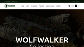 What Wolfwalkercollection.com website looked like in 2020 (3 years ago)