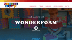 What Wonderfoam.us website looked like in 2020 (3 years ago)