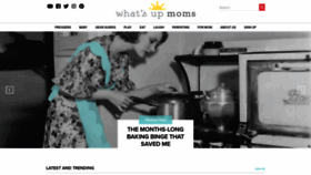 What Whatsupmoms.com website looked like in 2020 (3 years ago)