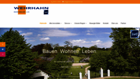 What Wehrhahn-immobilien.de website looked like in 2020 (3 years ago)