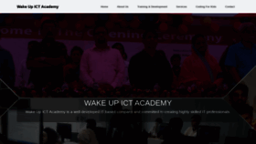 What Wakeupict.com website looked like in 2020 (3 years ago)