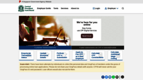 What Www2.cpf.gov.sg website looked like in 2020 (3 years ago)