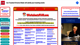 What Worksheetsplus.com website looked like in 2020 (3 years ago)