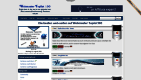 What Webmaster-top100.de website looked like in 2020 (3 years ago)