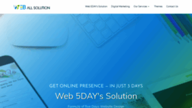 What Weballsolution.com website looked like in 2020 (3 years ago)