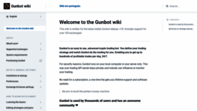 What Wiki.gunthy.org website looked like in 2020 (3 years ago)