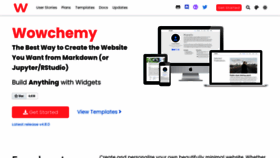 What Wowchemy.com website looked like in 2020 (3 years ago)