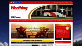 What Worthing-coaches.co.uk website looked like in 2020 (3 years ago)