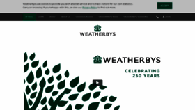 What Weatherbys.co.uk website looked like in 2020 (3 years ago)