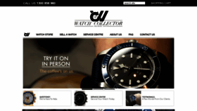 What Watchcollector.com.au website looked like in 2020 (3 years ago)