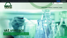 What Wake.cz website looked like in 2020 (5 years ago)