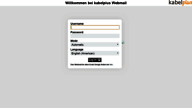 What Webmail.kabelplus.at website looked like in 2020 (3 years ago)