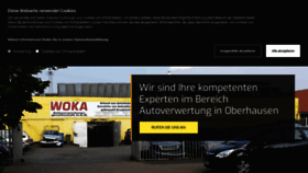 What Woka-gmbh.de website looked like in 2020 (3 years ago)