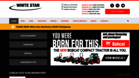 What Whitestarmachinery.com website looked like in 2020 (3 years ago)
