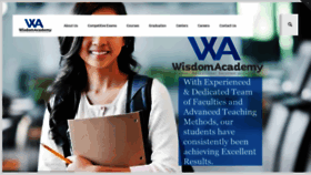 What Wisdomacademy.co.in website looked like in 2020 (3 years ago)