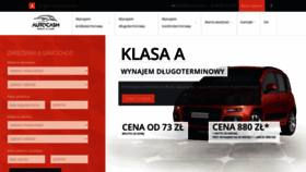 What Wypozyczauto.pl website looked like in 2020 (3 years ago)