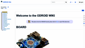 What Wiki.odroid.com website looked like in 2020 (3 years ago)