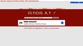 What Whoisxy.com website looked like in 2020 (6 years ago)