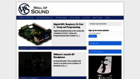 What Wallofsound.ca website looked like in 2020 (3 years ago)