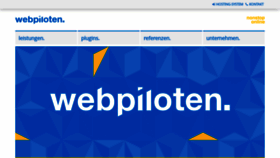 What Web-piloten.de website looked like in 2020 (3 years ago)