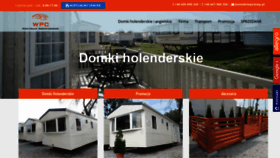 What Wpc-domkiholenderskie.pl website looked like in 2020 (3 years ago)