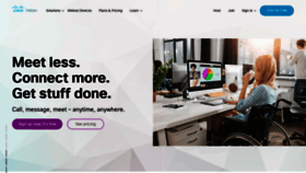 What Webexworkspace.com website looked like in 2020 (3 years ago)