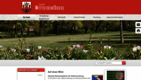 What Wittstock.de website looked like in 2020 (3 years ago)