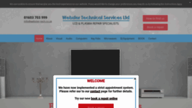 What Webster-tech.co.uk website looked like in 2020 (3 years ago)