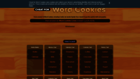 What Wordcookiescheat.com website looked like in 2020 (3 years ago)