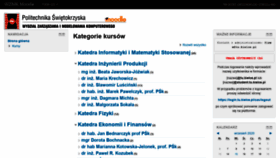 What Wzimk-moodle.tu.kielce.pl website looked like in 2020 (3 years ago)