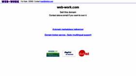 What Web-work.com website looked like in 2020 (3 years ago)