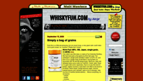 What Whiskyfun.com website looked like in 2020 (3 years ago)