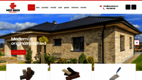 What Westbrick.cz website looked like in 2020 (5 years ago)