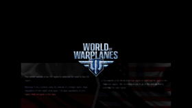 What Worldofwarplanes.ru website looked like in 2020 (3 years ago)