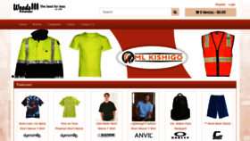 What Woodsmenswear.com website looked like in 2020 (3 years ago)