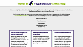 What Werkenbijhaga.nl website looked like in 2020 (3 years ago)