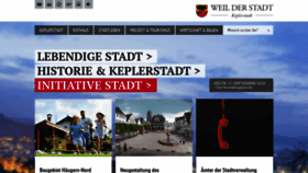 What Weil-der-stadt.de website looked like in 2020 (3 years ago)