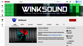 What Winksound.com website looked like in 2020 (3 years ago)