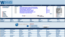 What Webgate.nu website looked like in 2020 (3 years ago)