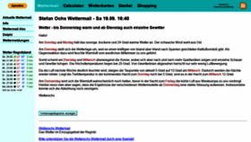 What Wetterochs.de website looked like in 2020 (3 years ago)