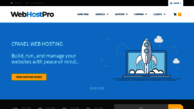 What Webhost.pro website looked like in 2020 (3 years ago)